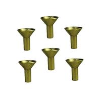Didiseaon 6pcs Creative Metal Incense Holder Retro Filter Shape Censer Rack for Backflow Burner Small Incense Stick Holder for Meditation Yoga Home Decor