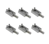 Didiseaon 6Pcs Electric Guitar Tremolo Bridge Saddles Replacement Parts Compact Zinc Alloy Design Convenient for Storage and Use for Guitar Enthusiasts