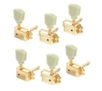 Didiseaon 6pcs Guitar Tuning Pegs Machine Heads Replacement Chrome for Acoustic Electric Guitar Tuners Lr