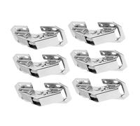 Didiseaon 6Pcs Hydraulic Cabinet Door Hinges Surface Mount Damping Soft Close Hinges for Kitchen Cupboards Easy Install Furniture Door Accessories
