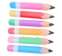 Didiseaon 6PCS Inflatable Pencil Balloon for Back to School Decorations Hanging Classroom Props Birthday Party Favors Graduation Photo Props PVC Pencil Kit