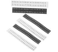 Didiseaon 6pcs Kalimba Learner Labels Kalimba Training Decals Introductory Labels Beginner Stickers Note Stickers Musical Note Decals Thumb Piano