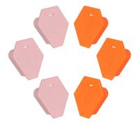 Didiseaon 6PCS Magnetic Seam Guide Sewing Machine Accessory with Scale Polygonal Multifunctional Hemmer Guide for Precise Seam Control Quilting Craft Tool