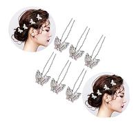 Didiseaon 6pcs Pearl Diamond Hair Fork Bridal Accessory Pearl Headbands for Women Wedding Hair Fashionable Headdress
