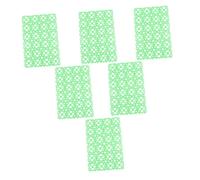 Didiseaon 6Pcs Pet Cage Cushions Rabbit Foot Pads Protective Mats with Breathable Hollow Design for Small Animals Hamsters Guinea Pigs Random Color Random Color