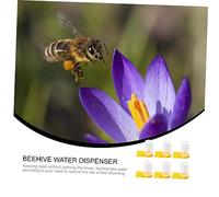 Didiseaon 6Pcs Plastic Beehive Water Dispenser Bee Entrance Feeders with Pinhole Design Automatic Water Supply Beekeeping Tool for Honeybee Hive Maintenance