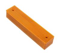Didiseaon 6pcs Reflective Sign Post Panels for Road Safety Weather Resistant Highway Trail Markers with Enhanced Night Visibility Rectangular Reflectors for Parking Lots and Construction