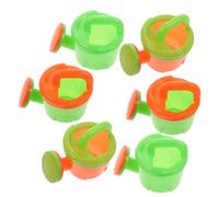 Didiseaon 6pcs Small Watering Cans for Garden and Home Non Toxic Watering Pots with Ergonomic Handles Bath and Shower for Indoor Outdoor Plants and Flowers Random Color