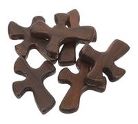 Didiseaon 6pcs Small Wooden Cross Decor Handheld Catholic Cross Crafts for Prayer Decoration for and Unique Wooden Crosses for Collection and Crafting
