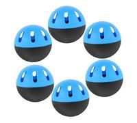 Didiseaon 6pcs Soft EVA Baseballs for Training Hollow Perforated Design for Stable Flight Indoor Outdoor Practice Balls for Group Drills and Skill Development