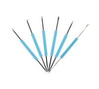 Didiseaon 6pcs Solder Assist Tool Carbon Steel Double-Sided Welding Aid for PCB Circuit Board Assembly and Maintenance Sky-Blue Repair Kit for Electronics