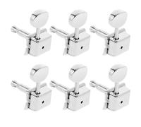 Didiseaon 6pcs Sqst Vintage Electric Guitar Tuning Pegs Set 1 4 1 Right Side Semi-closed Guitar Machine Heads Knobs for Acoustic and Classical Tuning