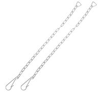 Didiseaon 6Pcs Stainless Steel Toilet Flapper Lift Chains Universal Flush Valve Pull Chain Replacement Kit for Toilet Bowl Flusher and Handle Lift, Bathroom Plumbing Accessory