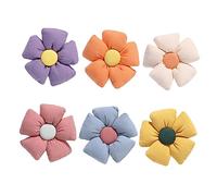 Didiseaon 6pcs Sunflower Hair Clip Snap Hair Clips for Girls Flower Band Accessories Fabric Flowers for Boys and Girls