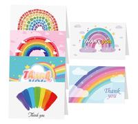Didiseaon 6Pcs Thank You Cards Set Teacher Appreciation Greeting Cards with Envelopes Beautiful Artwork for All Occasions Easy to Write Notes to Show Gratitude for Teachers