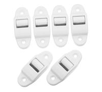 Didiseaon 6pcs Venetian Blind Guide Rails Plastic Belt Guide Roller Replacement Strap Shutter Replacement Accessories Webbing Cleaner Cleaner White