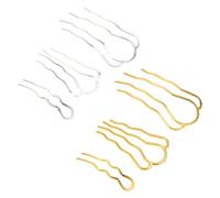 Didiseaon 6pcs Vintage Hairpins Hair Clips Four-teeth Iron Lightweight Elegant Hair Accessories Decoration Effect Easy to Match for Daily Life and Wedding Random Color