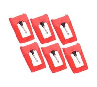 Didiseaon 6Pcs Vinyl Record Player Stylus Needles Durable Replacement for Phonograph Easy Install Enhanced Audio Quality Compatible with Various Turntables
