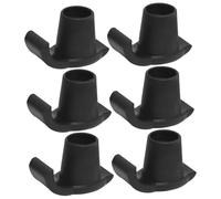 Didiseaon 6pcs Walker Ski Glides Anti-Slip Replacement Feet for Walkers and Crutches Lightweight and Walker Gliders for Smooth Movement Any Surface