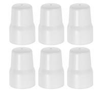 Didiseaon 6pcs White PVC Shower Valve Cover Plates, Elegant and Sophisticated Trim for Concealing Unsightly Tap Holes, Versatile Use for Bath Shower Pipe and Faucet Hole Decoration