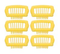 Didiseaon 6pcs Yellow Pet Hair Clips for Small Dogs and Kittens - Animal Shape Dog Hairpins, Puppy Barrettes, Cute Pet Hair Accessories for Maltese, Yorkshire, Breed, Bichon Grooming