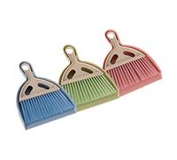 Didiseaon 6sets Mini Broom Dustpan Pet Bristle Soft Odorless Extendable for Home Office Compact