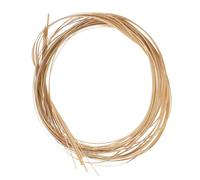 Didiseaon 7 Rolls Natural Bamboo Weaving Strips 3mm Wide 0.4mm Thick DIY Basket Making Crafting Reeds for Model Making and Decorative Basketry Supplies in Yellow