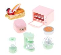 Didiseaon 7pcs Realistic Cooking Utensils Durable Accessories for Tiny House Play Promotes Fine Motor Skills and Imaginative Play