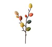 Didiseaon 8 Easter Tree Ornaments Artificial Foam Egg Picks DIY Floral Arrangement Adornments Colourful Spring Branch Decorations for Home