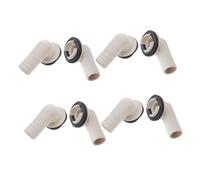 Didiseaon 8pcs Ac Drain Hose Connectors Weather-resistant Air Conditioner Drain Pipe Adapters with Leakproof Seal Fit for Mini-split and Window Units Outdoor Extension Elbows