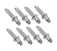 Didiseaon 8Pcs Anti-Slip Tungsten Steel Walking Stick Tips Replacement for Trekking Poles Crutches Hiking Pole Accessories Durable Spikes for Outdoor Mountaineering