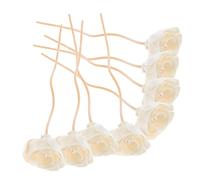 Didiseaon 8pcs Aromatherapy Rattan Reed Sticks Artificial Flowers, Natural Fragrance Diffuser Accessories for Home and Office Scented Oil Reed Diffuser