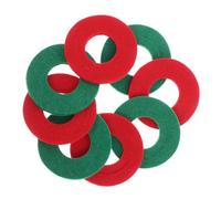 Didiseaon 8pcs Battery Terminal Fiber Washers Protective Shims for Car Battery Posts Anti-corrosion Color-coded Red and Green for Secure Electrical Connections