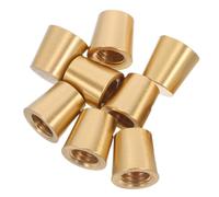 Didiseaon 8pcs Brass Cutting Board Feet Pads with Conical Shape for Stable Base and Anti-skid Function, Suitable for Kitchen and Home Decor Use, Easy Maintenance and Tarnish Resistant