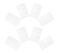 Didiseaon 8Pcs Drawing Template Shields Set with Stainless Steel Ruler and Eraser, Mechanical Engineering Drafting Tools for School and Professional Measuring and Design