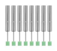 Didiseaon 8Pcs Green Hydraulic Soft Close Trash Can Dampers - Silent Plastic Dampers for Kitchen Bin Lids, Slow Closing Noise Reduction Mechanism for Garbage and Recycling Bins