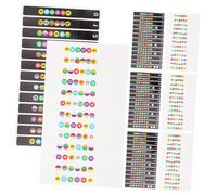 Didiseaon 8pcs Guitar Fretboard Stickers Assorted Colour Pvc Note Stickers Sweatproof Fret Guide Label Easier for Beginners to Learn Guitar Accessories