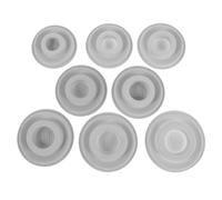 Didiseaon 8pcs Jewelry Design Board with 8 Sized Flocked Bead Design Trays for Bracelet and Necklace Making DIY Craft Tool for Beading Supplies and Measurement