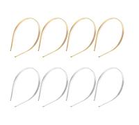 Didiseaon 8pcs Layered Metal Wire Headbands for Women, Thin Elegant Hair Styling Accessories, Lightweight Comfort and Securely Hold Hair, for Everyday Looks and Cozy Moments at Home
