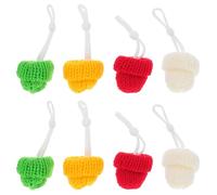 Didiseaon 8pcs Lizard Hat Adjustable Reptiles Pet Lizard Costume Cosplay Hat for Photo Prop Soft Wooly Material for Furry Friends