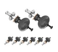 Didiseaon 8pcs Metal Ukulele Tuning Pegs for Acoustic Guitar Parts String Pegs with Precision Engineering for Stable Professional-grade Sound Quality Suitable for Beginners and Pros