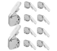 Didiseaon 8pcs Open Cabinet Door Locks Self-Closing Latches for Kitchen Bathroom Rv Cabinets Easy Installation Security Locks Replacement