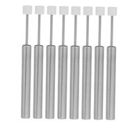Didiseaon 8pcs Rash Can Damper Bin Lid Hinge Metal Trash Can Closer Trash Damper for Households Shock Absorber for Bins Soft Close Strut White