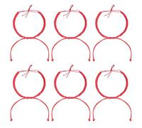Didiseaon 8pcs Red Rope Bracelets Semi-finished Woven Friendship Wrist Chains Handmade Cord Accessories for Women DIY Braided Jewelry