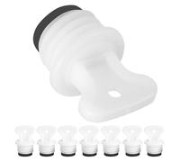 Didiseaon 8pcs Rubber Hot Water Bottle Lids Bottle Stopper Leakproof Sealing Plug Replacement for Camping Travel Parts