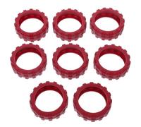 Didiseaon 8pcs Silicone Luggage Wheel Protectors for Rolling Suitcases Noise Reducing Scratch Resistant Covers Fits Wheels Easy to Install Compatible with Various Travel Bags