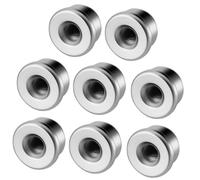Didiseaon 8pcs Silver Lamp Finial Caps Decorative Lamp Shade Harp Top Bracket Easy Install Stable Structure