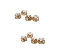 Didiseaon 8pcs Skull Head Round Guitar Knobs for Volume and Tone Control Replacement Parts for Electric Guitars