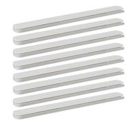 Didiseaon 8pcs Slide Rail Drawer Sliders Runners Plastic 10 Inch White Ball Bearing Cabinet Shelf Bin Moistureproof Noise Reduction Design