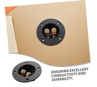 Didiseaon 8PCS Speaker Box Terminal Cups Binding Post Connectors for DIY Home Car Stereo Pure Copper Construction for Signal Integrity Compact Space-saving Design Suitable for Living and